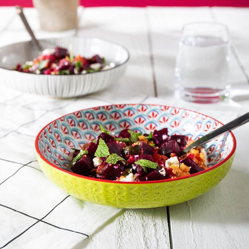 Mikasa 21cm Pasta Bowl Geometric Line image number 2